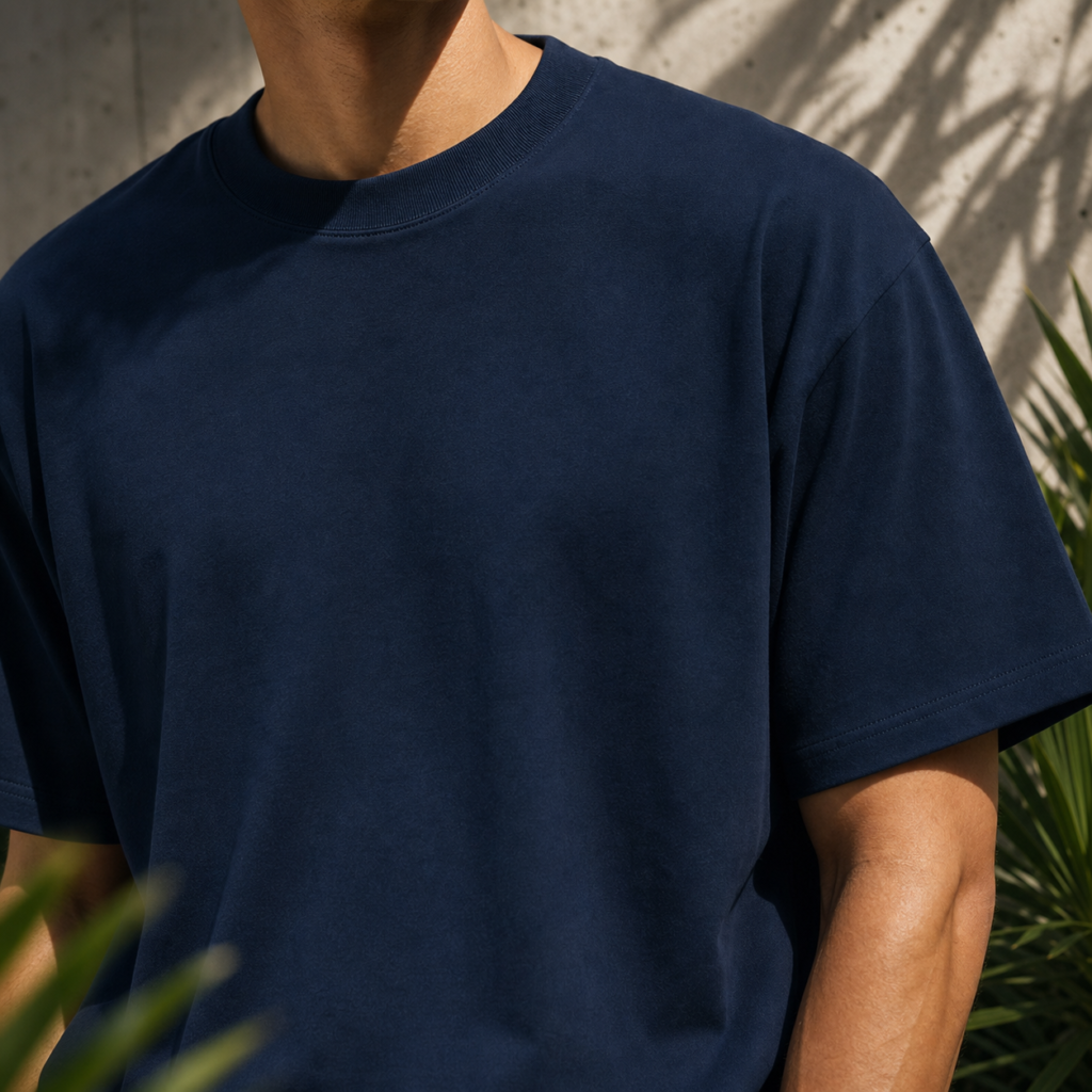 Mockup vierge bleu marine pour visuel Dolce Vita HERA