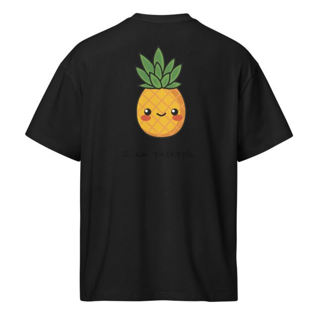 T-Shirt PineApple - Mens box tee black 8211 jpg vue hera en - Noir - vue dos