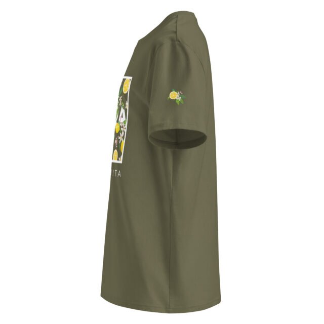 T-Shirt Dolce Vita - Unisex organic cotton creator khaki 8211 jpg vue cote - Kaki - vue cote gauche