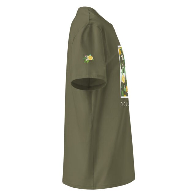 T-Shirt Dolce Vita - Unisex organic cotton creator khaki 8211 jpg vue cote - Kaki - vue cote droit