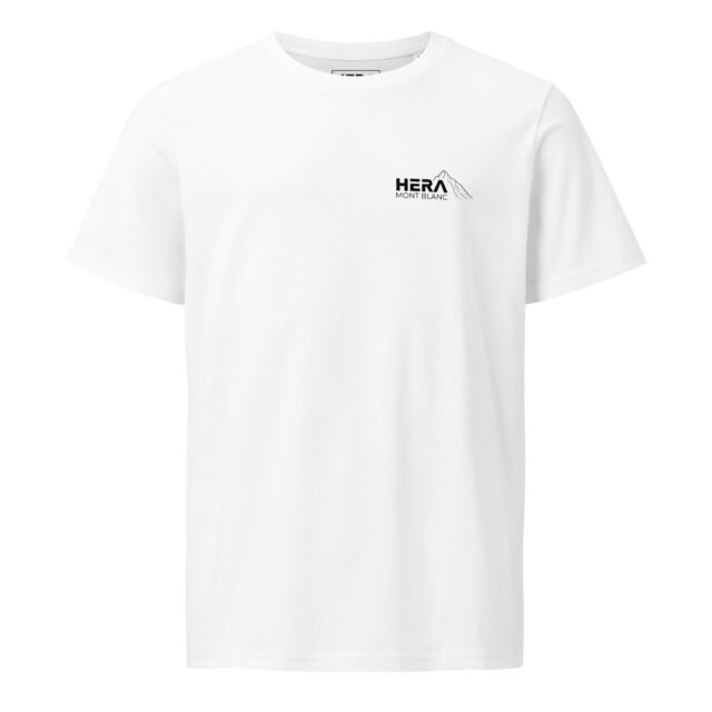 T-Shirt Mont-Blanc - Unisex organic mid light crafter 8211 jpg vue hera - Blanc - vue face