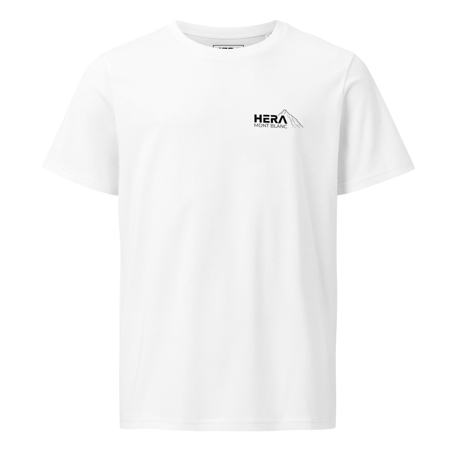 T-Shirt Mont-Blanc - Unisex organic mid light crafter 8211 jpg vue hera - Blanc - vue face