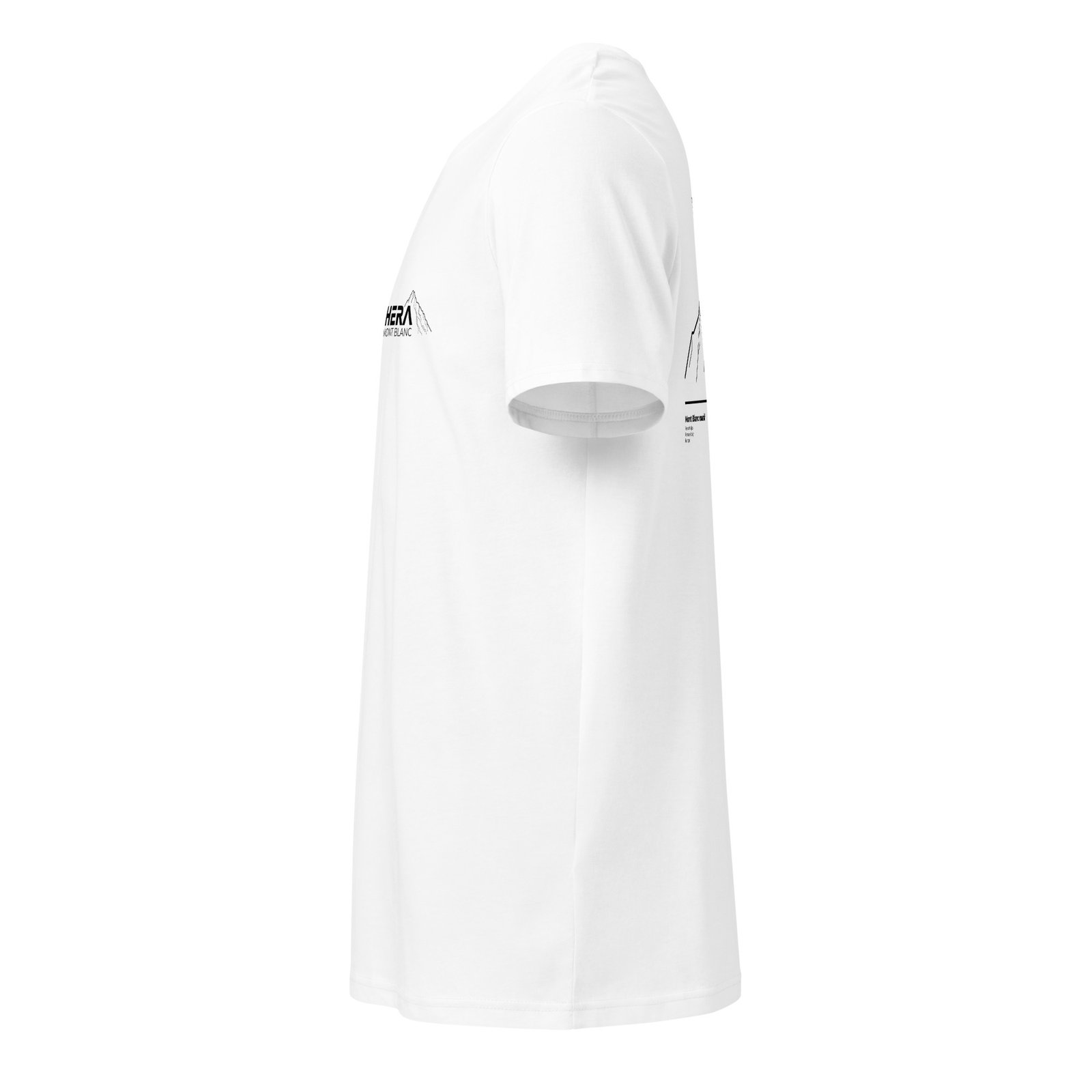 T-Shirt Mont-Blanc - Unisex organic mid light crafter 8211 jpg vue cote - Blanc - vue cote gauche