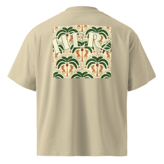 T-Shirt Mystic Jungle - Unisex organic oversized high neck blaster stone 8211 jpg - Pierre - vue dos